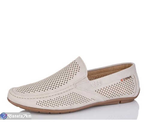 Туфлі чоловічі на літо (8 пар р.40-45) сірий  "Fudian"