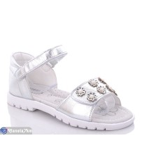 Дитячі босоніжки на літо (8 пар р.31-36) срібний  "Laifakids"