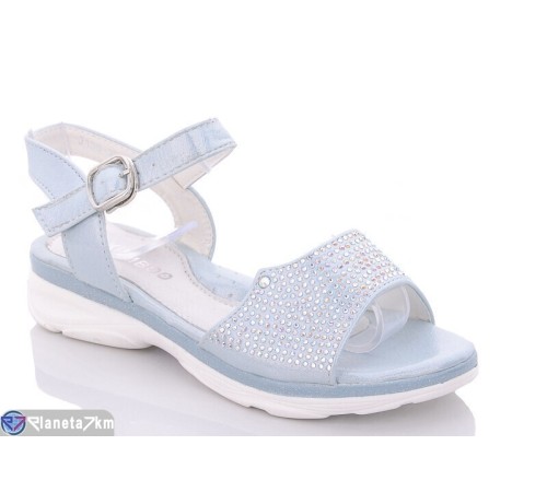 Дитячі босоніжки на літо (8 пар р.31-36) блакитний  "Laifakids"