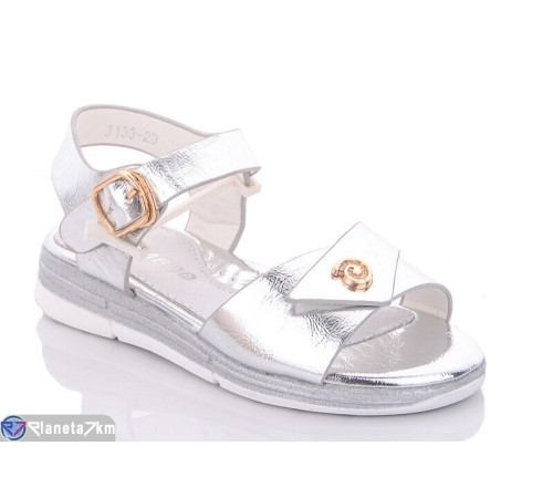 Дитячі босоніжки на літо (8 пар р.26-31) срібний  "Laifakids"