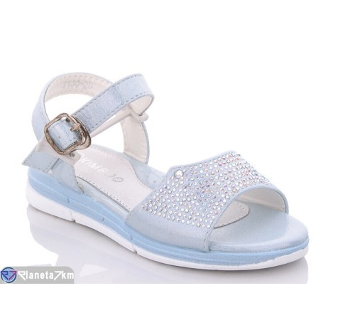 Дитячі босоніжки на літо (8 пар р.26-31) блакитний  "Laifakids"