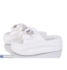 Шлепки жіночі на літо (8 пар р.36-41) білий  "Belossa"