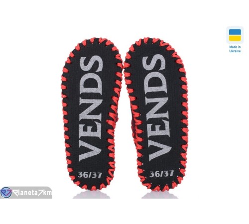 Тапки жіночі на весну/осінь (9 пар р.36-41) бордовий  "Activ"