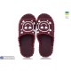Тапки жіночі на весну/осінь (9 пар р.36-41) бордовий  "Activ"
