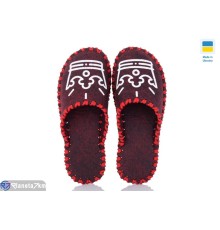 Тапки жіночі на весну/осінь (9 пар р.36-41) бордовий  "Activ"