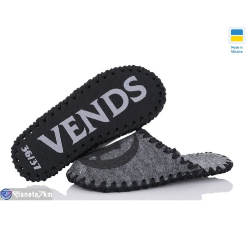 Тапки жіночі на весну/осінь (9 пар р.36-41) сірий  "Activ"