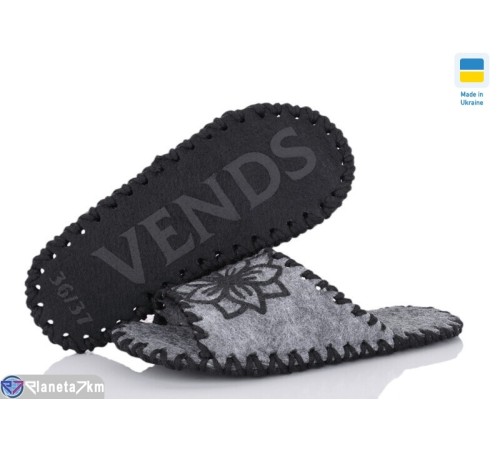 Тапки жіночі на весну/осінь (9 пар р.36-41) сірий  "Activ"