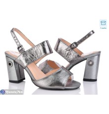 Босоніжки жіночі на літо (6 пар р.36-41) графіт  "DiRama"