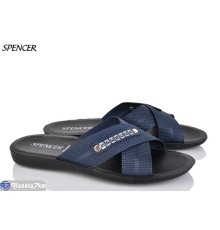 Шлепки чоловічі на літо (6 пар р.40-45) синій  "Spencer"