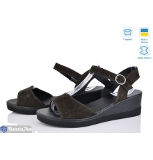 Босоніжки жіночі на літо (6 пар р.36-40) коричневий  "Linda"