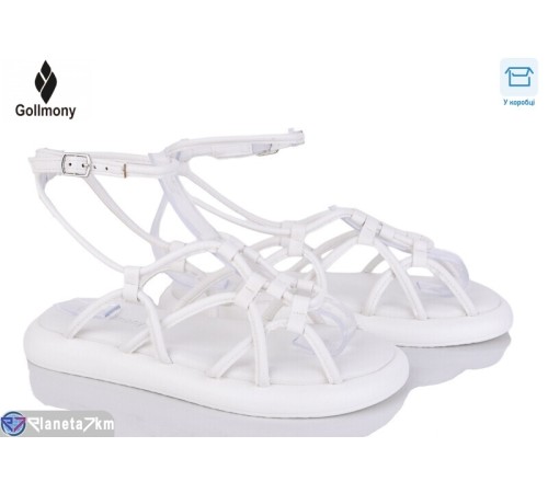 Босоніжки жіночі на літо (8 пар р.36-41) білий  "Gollmony"