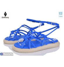Босоніжки жіночі на літо (8 пар р.36-41) синій  "Gollmony"