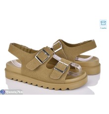 Босоніжки жіночі на літо (8 пар р.36-41) коричневий  "LAVLI"