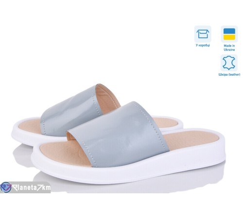Шлепки жіночі на літо (6 пар р.36-40) сірий  "Speranza"