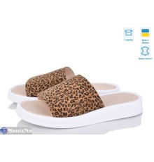 Шлепки жіночі на літо (6 пар р.36-40) коричневий  "Speranza"