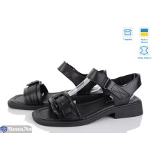 Босоніжки жіночі на літо (8 пар р.36-41) чорний  "FOX"