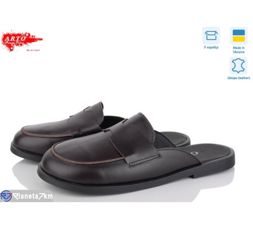 Шлепки жіночі на літо (8 пар р.37-41) коричневий  "ARTO"