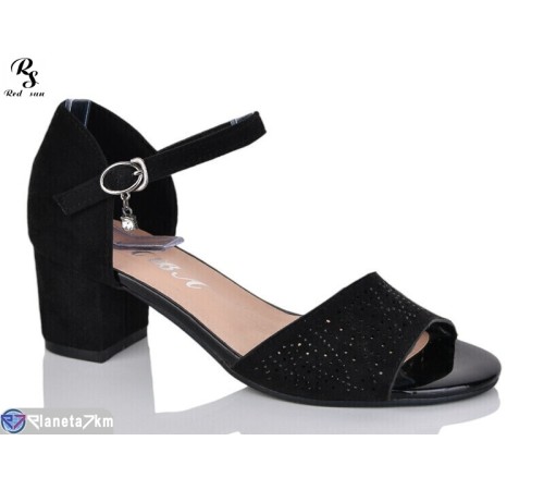 Босоніжки жіночі на літо (6 пар р.36-41) чорний  "Red Sun"