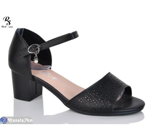 Босоніжки жіночі на літо (6 пар р.36-41) чорний  "Red Sun"