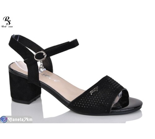 Босоніжки жіночі на літо (6 пар р.36-41) чорний  "Red Sun"