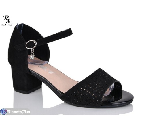 Босоніжки жіночі на літо (6 пар р.36-41) чорний  "Red Sun"