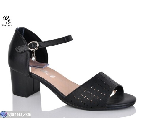 Босоніжки жіночі на літо (6 пар р.36-41) чорний  "Red Sun"