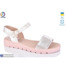 Босоніжки жіночі на літо (8 пар р.36-40) рожевий  "Леопард"