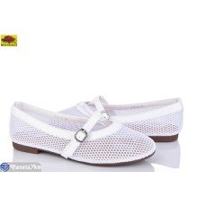 Балетки жіночі на літо (8 пар р.36-41) білий  "Mei De Li"