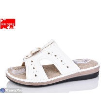 Шлепки жіночі на літо (8 пар р.37-42) білий  "Maiguan"