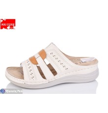 Шлепки жіночі на літо (8 пар р.37-42) бежевий  "Maiguan"