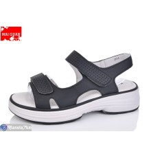 Босоніжки жіночі на літо (8 пар р.36-41) чорний  "Maiguan"