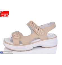 Босоніжки жіночі на літо (8 пар р.36-41) коричневий  "Maiguan"