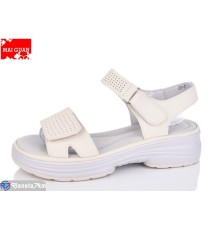 Босоніжки жіночі на літо (8 пар р.36-41) бежевий  "Maiguan"