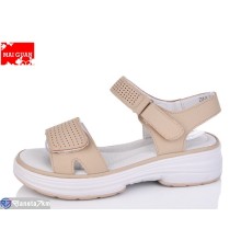 Босоніжки жіночі на літо (8 пар р.36-41) коричневий  "Maiguan"