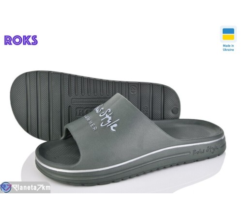 Шлепки чоловічі на літо (8 пар р.40-45) хакі  "Roks"