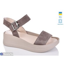 Босоніжки жіночі на літо (6 пар р.37-41) коричневий  "LIKA"