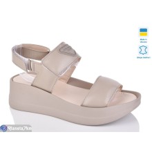 Босоніжки жіночі на літо (6 пар р.37-41) коричневий  "LIKA"
