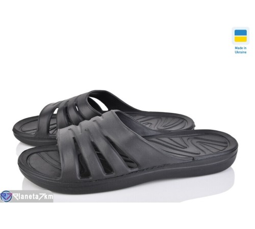 Шлепки чоловічі на літо (8 пар р.40-45) чорний  "Lexi"