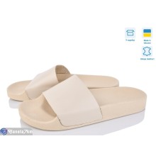 Шлепки жіночі на літо (5 пар р.One size) бежевий  "Daman"