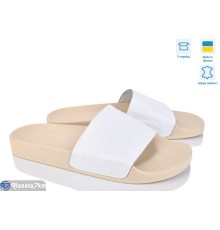 Шлепки жіночі на літо (6 пар р.One size) білий  "Daman"