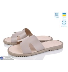 Шлепки жіночі на літо (6 пар р.36-40) коричневий  "Linda"