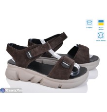 Босоніжки жіночі на літо (6 пар р.36-40) коричневий  "Linda"
