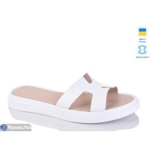 Шлепки жіночі на літо (6 пар р.37-41) білий  "LIKA"