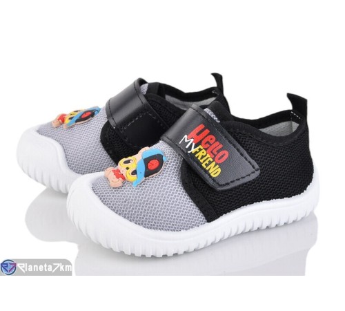 Дитячі кросівки на літо (6 пар р.21-25) сірий  "LUXORIS"