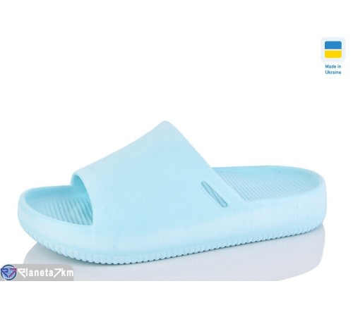 Шлепки жіночі на літо (8 пар р.36-41) блакитний  "LULI"