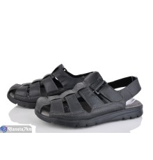 Сандалі чоловічі на літо (10 пар р.39-47) чорний  "Fuggo"