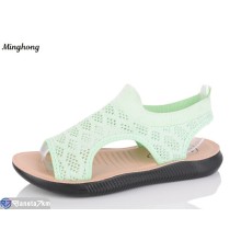 Босоніжки жіночі на літо (8 пар р.36-41) зелений  "HORSE"