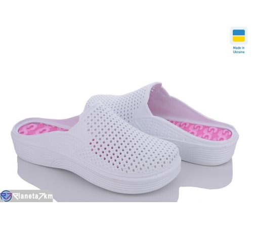 Шлепки жіночі на літо (8 пар р.36-41) білий  "LEO"