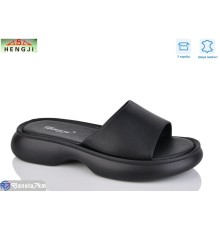 Шлепки жіночі на літо (8 пар р.36-41) чорний  "HENGJI-ELENA"