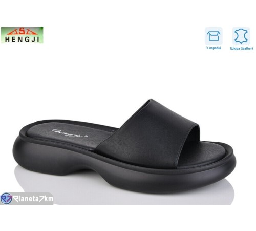 Шлепки жіночі на літо (8 пар р.36-41) чорний  "HENGJI-ELENA"